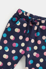 
                        
                          Load image into Gallery viewer, Mothercare Navy Spot Joggers
                        
                      