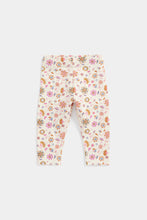 
                        
                          Load image into Gallery viewer, Mothercare Cream Floral Leggings
                        
                      