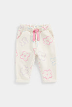 
                        
                          Load image into Gallery viewer, Mothercare Cream Flower Joggers
                        
                      