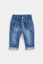 
                        
                          Load image into Gallery viewer, Mothercare Paperbag Denim Jeans
                        
                      