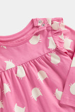 
                        
                          Load image into Gallery viewer, Mothercare Pink Cat T-Shirt and Leggings Set
                        
                      