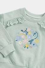 
                        
                          Load image into Gallery viewer, Mothercare Green Floral Jog Set
                        
                      