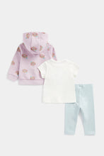 
                        
                          Load image into Gallery viewer, Mothercare Kitten T-Shirt, Leggings and Hoody Set
                        
                      