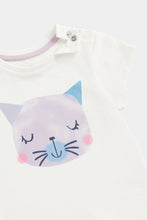 
                        
                          Load image into Gallery viewer, Mothercare Kitten T-Shirt, Leggings and Hoody Set
                        
                      