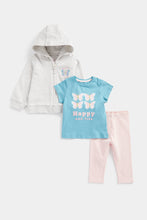 
                        
                          Load image into Gallery viewer, Mothercare Hoody, Leggings and band Set
                        
                      