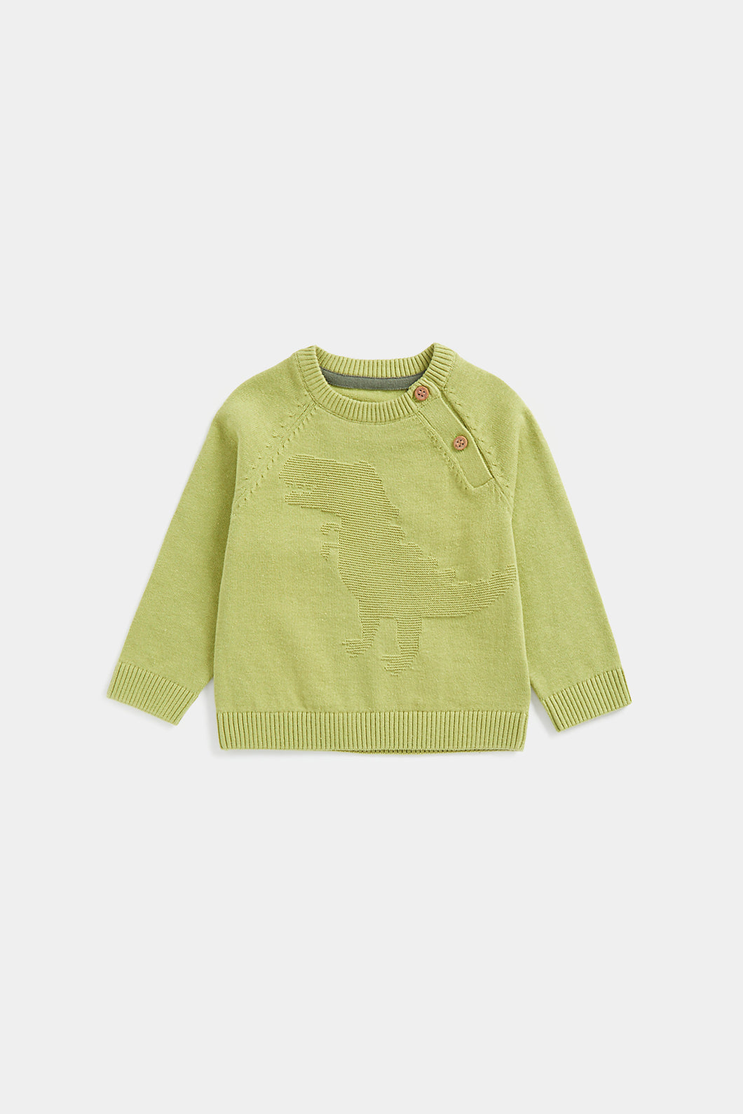 Mothercare Green Dinosaur Knitted Jumper