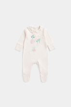 
                        
                          Load image into Gallery viewer, Mothercare Pink Broderie Collar All-in-One
                        
                      