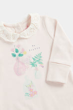 
                        
                          Load image into Gallery viewer, Mothercare Pink Broderie Collar All-in-One
                        
                      