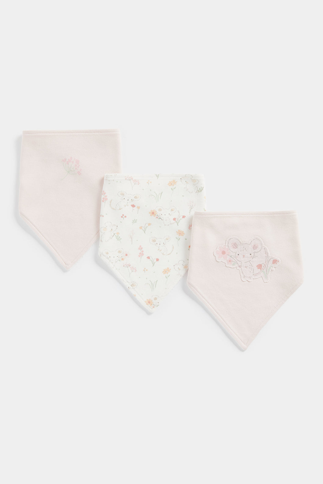 Mothercare My First Dribble Bibs - 3 Pack