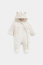 
                        
                          Load image into Gallery viewer, Mothercare My First Pink Fluffy Pramsuit
                        
                      