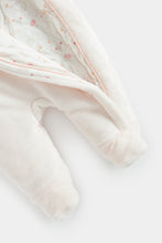 
                        
                          Load image into Gallery viewer, Mothercare My First Pink Fluffy Pramsuit
                        
                      