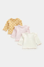 
                        
                          Load image into Gallery viewer, Mothercare Frilled T-Shirts - 3 Pack
                        
                      