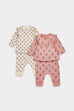 
                        
                          Load image into Gallery viewer, Mothercare Floral Tops and Joggers - 4 Piece
                        
                      