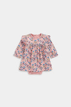 
                        
                          Load image into Gallery viewer, Mothercare Floral Frill Romper Dress
                        
                      
