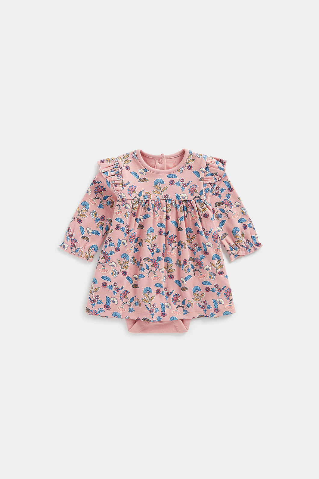 Mothercare Floral Frill Romper Dress