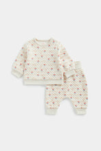 
                        
                          Load image into Gallery viewer, Mothercare Floral Quilted Jog Set
                        
                      