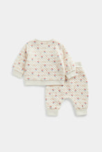 
                        
                          Load image into Gallery viewer, Mothercare Floral Quilted Jog Set
                        
                      