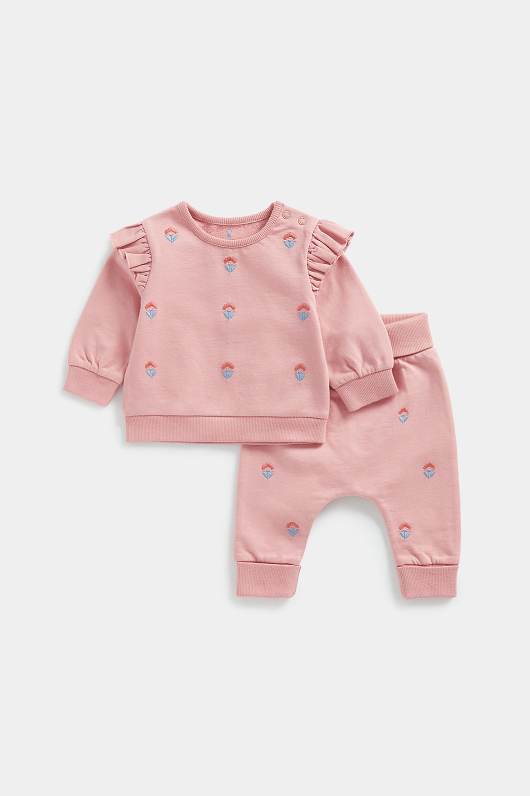 Mothercare Pink Sweat Top and Jogger  Set
