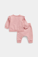 
                        
                          Load image into Gallery viewer, Mothercare Pink Sweat Top and Jogger  Set
                        
                      