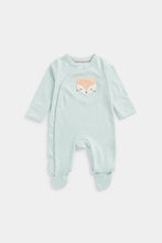 
                        
                          Load image into Gallery viewer, Mothercare Mint Fox All-in-One
                        
                      