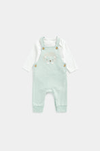 
                        
                          Load image into Gallery viewer, Mothercare My First Green Dungarees and Bodysuit Set
                        
                      