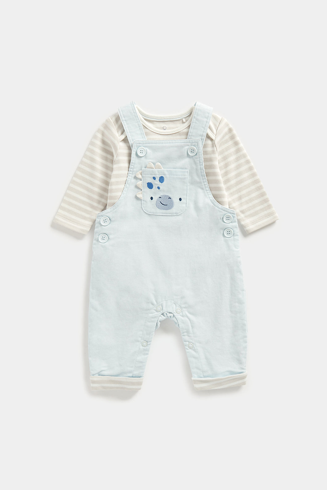 Mothercare My First Cord Dungarees and Bodysuit Set