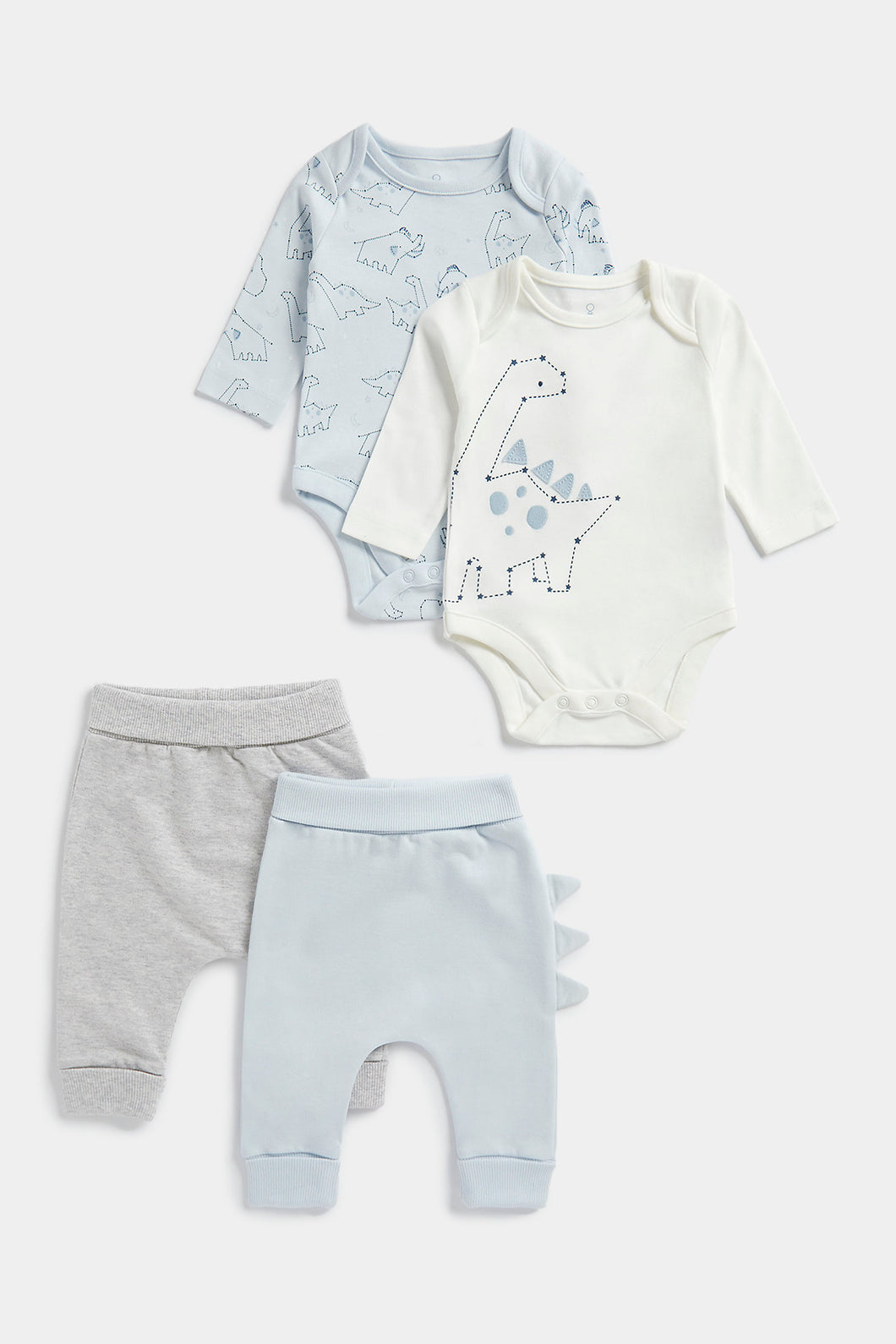 Mothercare My First Dinosaur Bodysuits and Joggers - 4 Piece