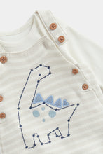 
                        
                          Load image into Gallery viewer, Mothercare My First Dinosaur Dungarees and Bodysuit Set
                        
                      