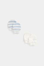 
                        
                          Load image into Gallery viewer, Mothercare My First Bear Baby Mitts - 2 Pack
                        
                      