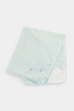 
                        
                          Load image into Gallery viewer, Mothercare My First Blue Bear Velour Blanket
                        
                      