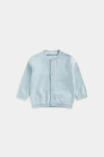 
                        
                          Load image into Gallery viewer, Mothercare My First Blue Knitted Cardigan
                        
                      