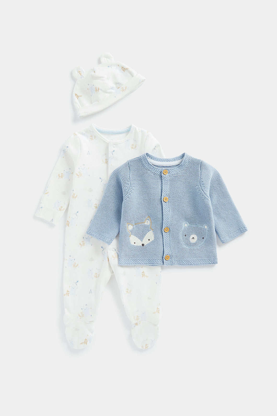 Mothercare My First 3-Piece Baby Outfit Set