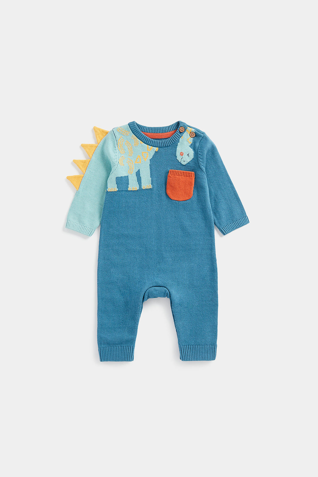 Mothercare Dinosaur Knitted All-in-One