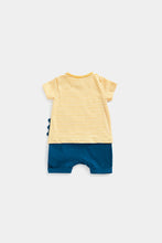 
                        
                          Load image into Gallery viewer, Mothercare Dino Mock T-Shirt and Shorts Romper
                        
                      