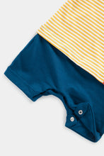
                        
                          Load image into Gallery viewer, Mothercare Dino Mock T-Shirt and Shorts Romper
                        
                      