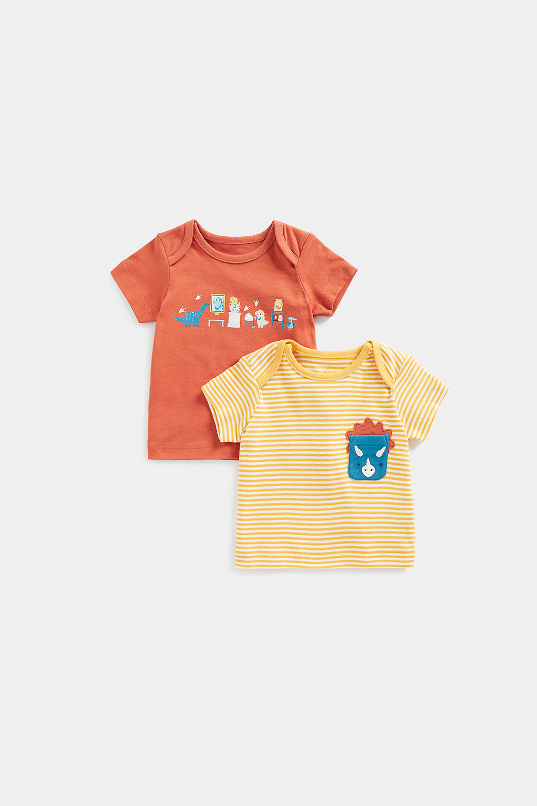 Mothercare Dinosaur T-Shirts - 2 Pack