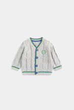 
                        
                          Load image into Gallery viewer, Mothercare Grey Cable-Knit Cardigan
                        
                      