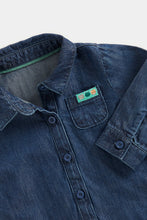 
                        
                          Load image into Gallery viewer, Mothercare Denim Shirt Bodysuit
                        
                      