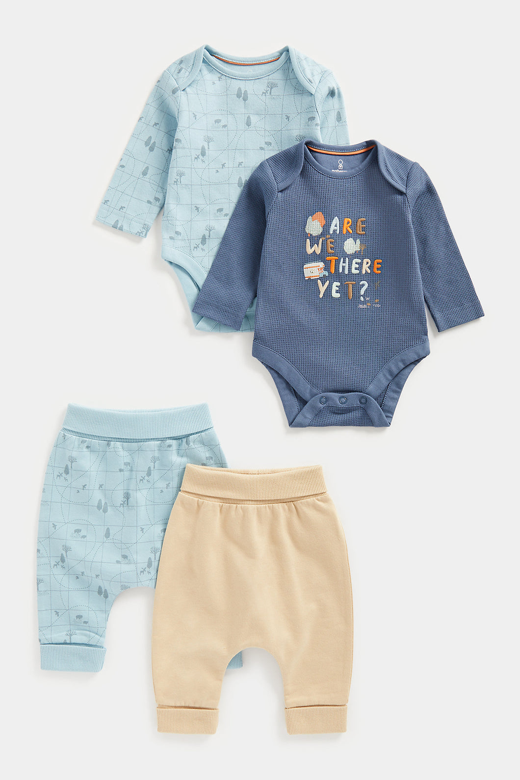 Mothercare Bodysuits and Joggers - 4 Piece Set