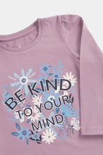 
                        
                          Load image into Gallery viewer, Mothercare Pink Be Kind Long-Sleeved T-Shirt
                        
                      