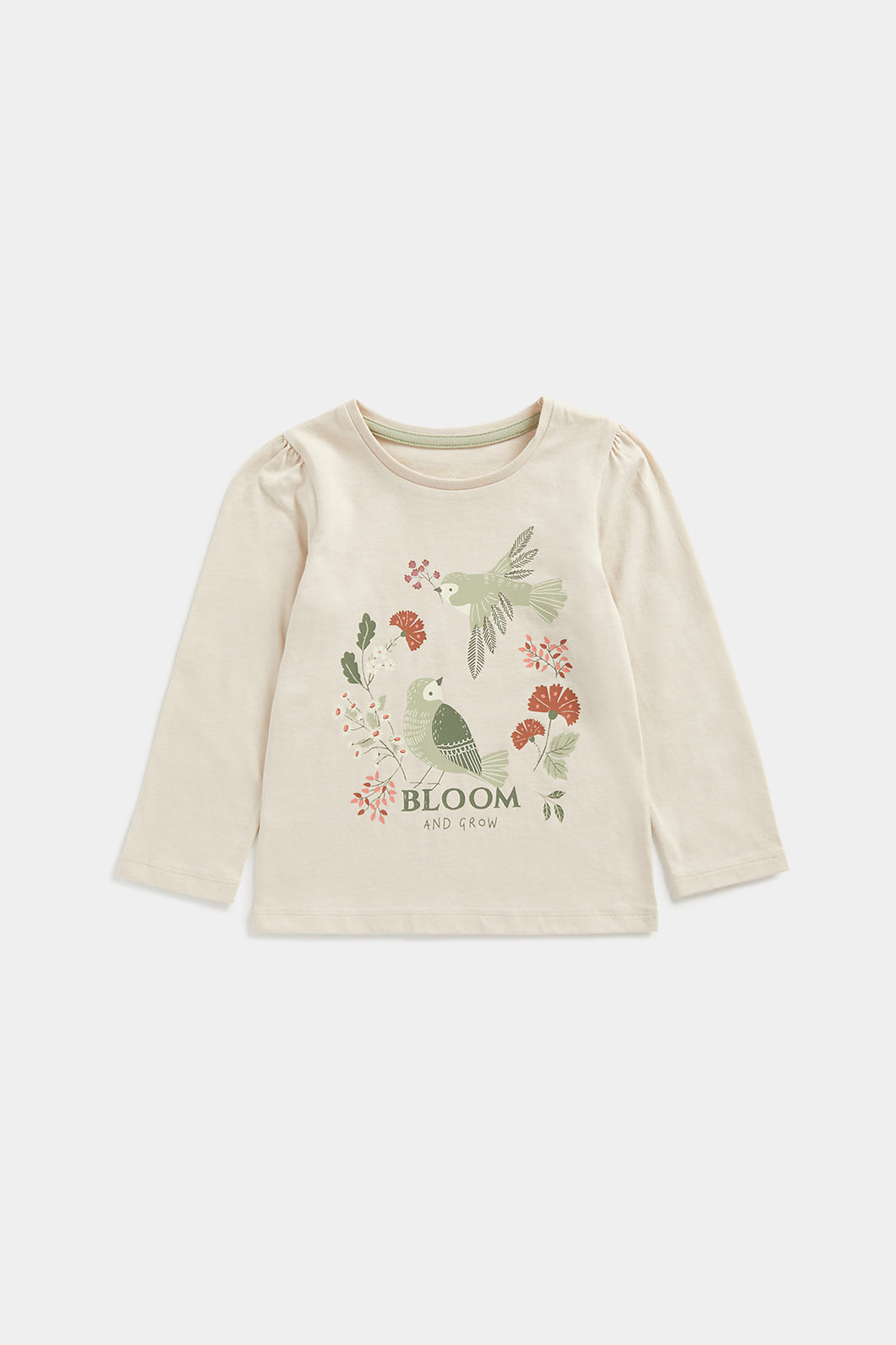 Mothercare Natural Bloom and Grow Long-Sleeved T-Shirt