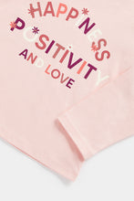 
                        
                          Load image into Gallery viewer, Mothercare Pink Positivity Long-Sleeved T-Shirt
                        
                      