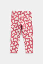 
                        
                          Load image into Gallery viewer, Mothercare Pink Printed Leggings
                        
                      