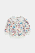 
                        
                          將圖片載入圖庫檢視器 Mothercare Floral Sweat Top with Collar
                        
                      
