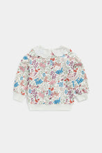
                        
                          將圖片載入圖庫檢視器 Mothercare Floral Sweat Top with Collar
                        
                      
