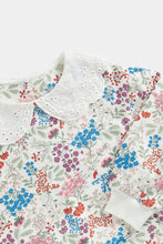 
                        
                          將圖片載入圖庫檢視器 Mothercare Floral Sweat Top with Collar
                        
                      