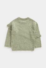 
                        
                          將圖片載入圖庫檢視器 Mothercare Green Knitted Jumper with Frill
                        
                      
