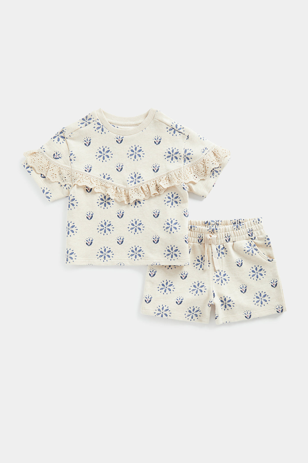 Mothercare Sweat Top and Shorts Set