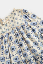 
                        
                          Load image into Gallery viewer, Mothercare Blue Floral Tiered Dress
                        
                      