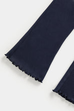 
                        
                          Load image into Gallery viewer, Mothercare Navy Flared Ribbed Leggings
                        
                      